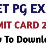 NEET PG ADMIT CARD: NEET PG EXAM DATE