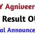 INDIAN NAVY AGNIVEER RESULT: NAVY SSR, MR RESULT