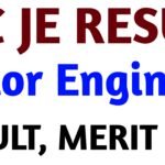 SSC JE MERIT LIST: SSC JE Marks Result 2024