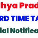 MP BOARD TIME TABLE 2025: MP Board Exam Date